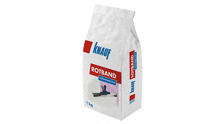 Rotband Flächenspachtel, Sack